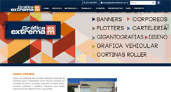 Desktop Screenshot of graficaextrema.com.ar